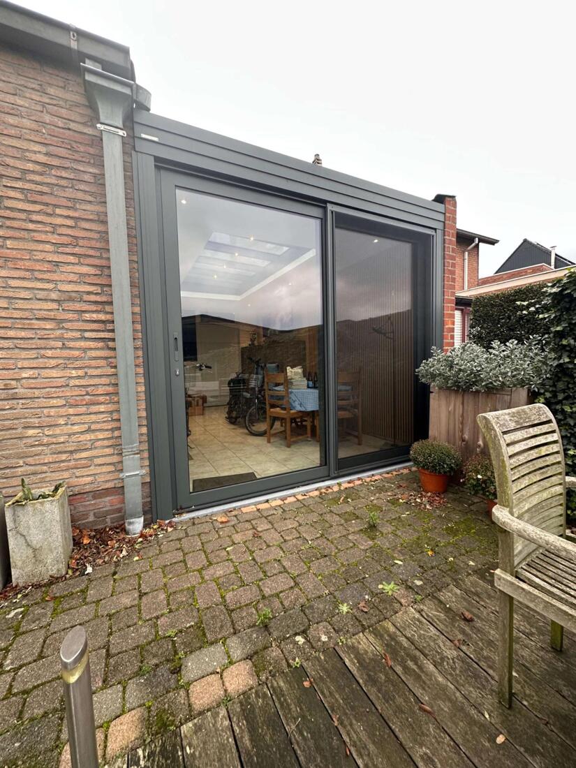 Een nieuwe veranda als volwaardige leefruimte in Brugge