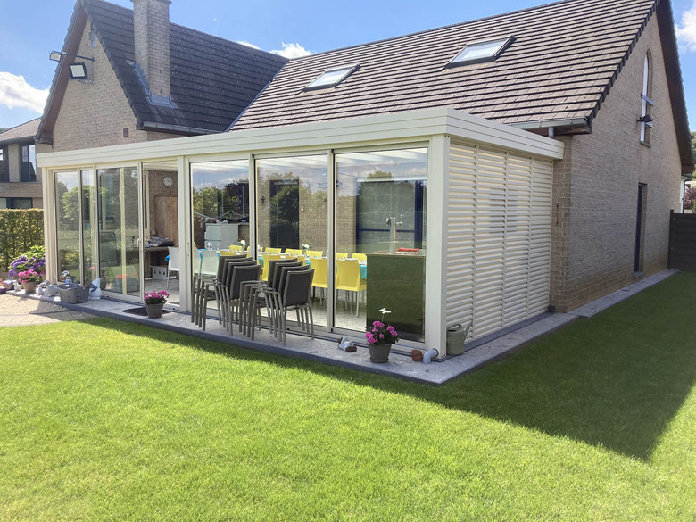 Veranda met plat dak – extra woonruimte in alle comfort