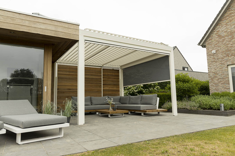 Combinatie van pergola JADE en AMBRE