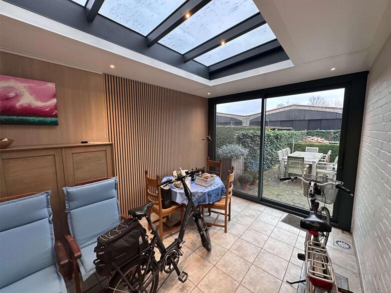 Een nieuwe veranda als volwaardige leefruimte in Brugge
