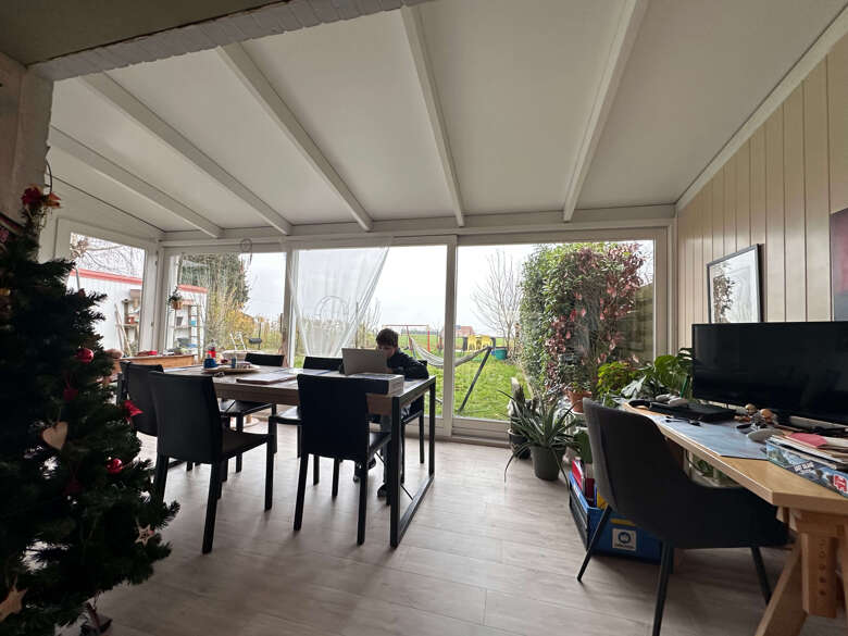 Renovatie van een verandadak
